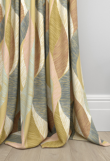 Anthurium, Caramel - Made to Measure Curtains